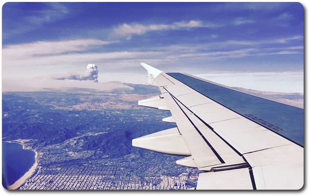 Fires North of Los Angeles County at 4,000' Photo by Jerry ‘Dutch’ Forstater